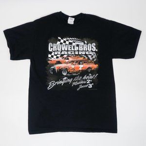 Black Crowell Bros. Racing Graphic T-Shirt